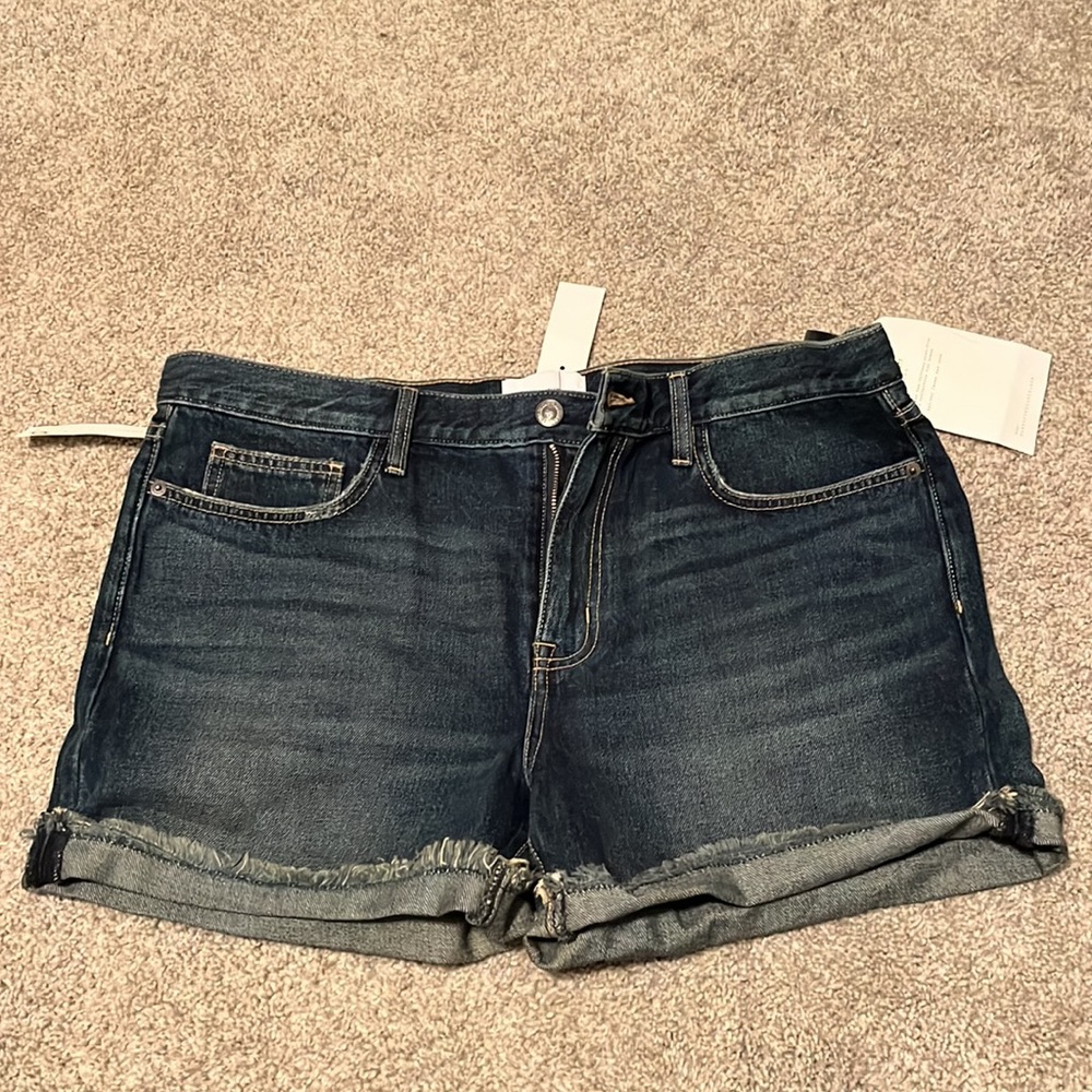 Current Elliott the boyfriend rolled shorts sz 33 NWT
